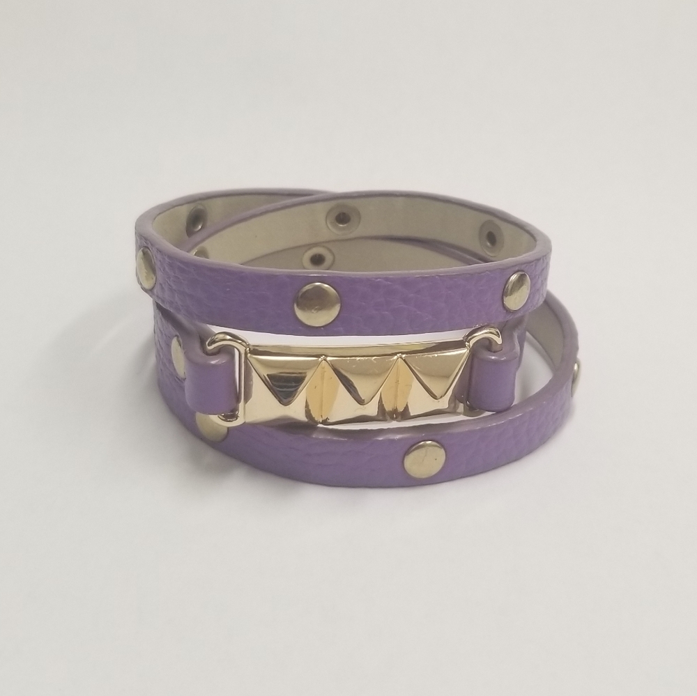 Purple wrap bracelet